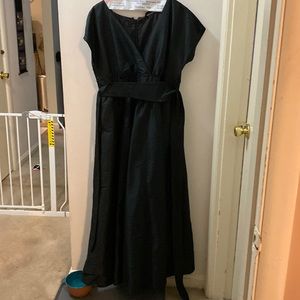 Maxi black semi formal dress